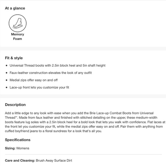 ⭐️ NIB BRIE COMBAT BOOT - Picture 4 of 15